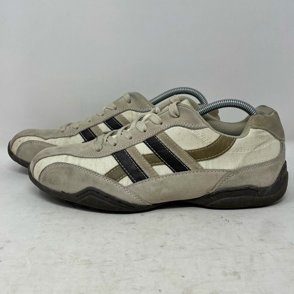Perry Ellis America Newslope Grey Suede Low Top Sneakers Mens Size 9